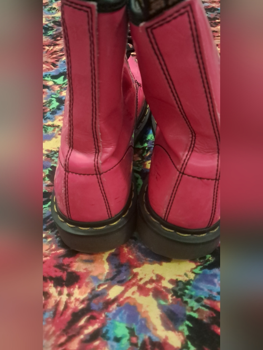 Dr. Martens Vibrant Pink Boots - Picture 7 of 12